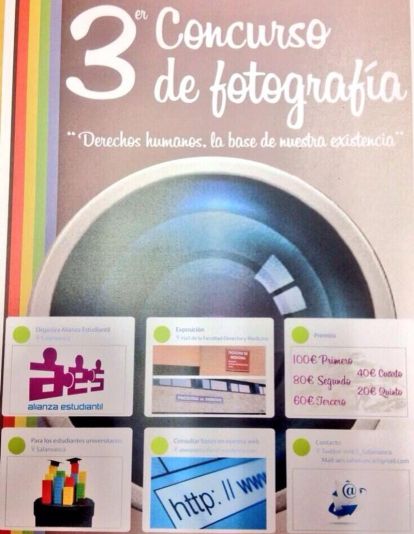 Cartel delconcurso fotográfico.