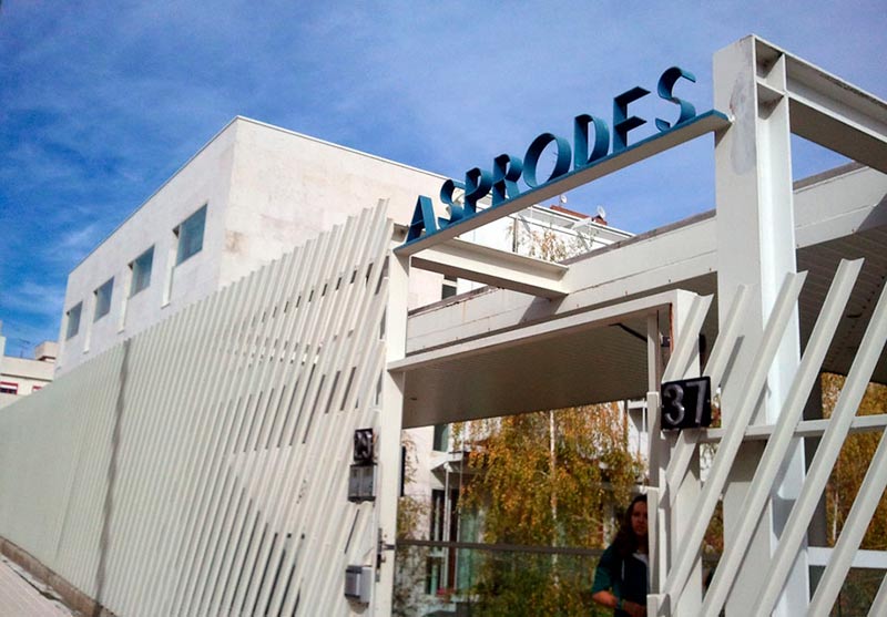 La residencia y centro de día Madrigal que Asprodes tiene en la calle Lugo (zona del Rollo).