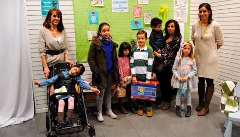 Los ganadores del concurso de tarjetas de Navidad de la Asociación de Enfermedades Raras de Castilla y León -Aerscyl.