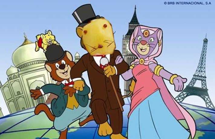 El #LeonComeGambas, protagonista de los divertidos dibujos animados de 'Viaje al mundo en 80 días'.