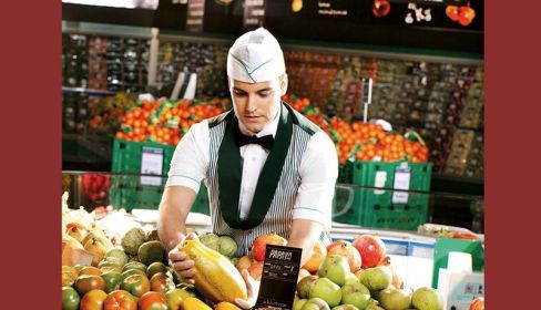 Frutería El Corte Inglés.