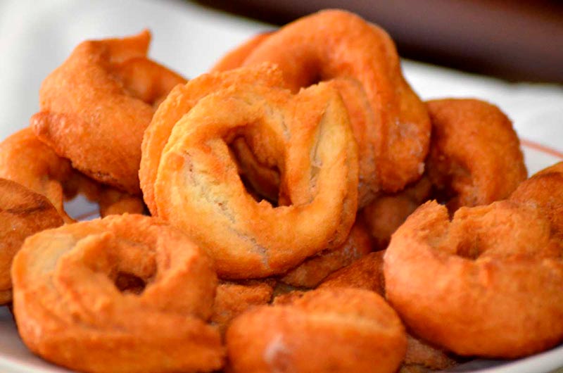 Rosquillas fritas.
