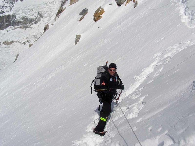 Hacia la cima, Himalaya.