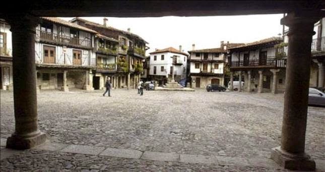 La Plaza Mayor de La Alberca. 