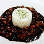 Chipironres express con arroz blanco. 