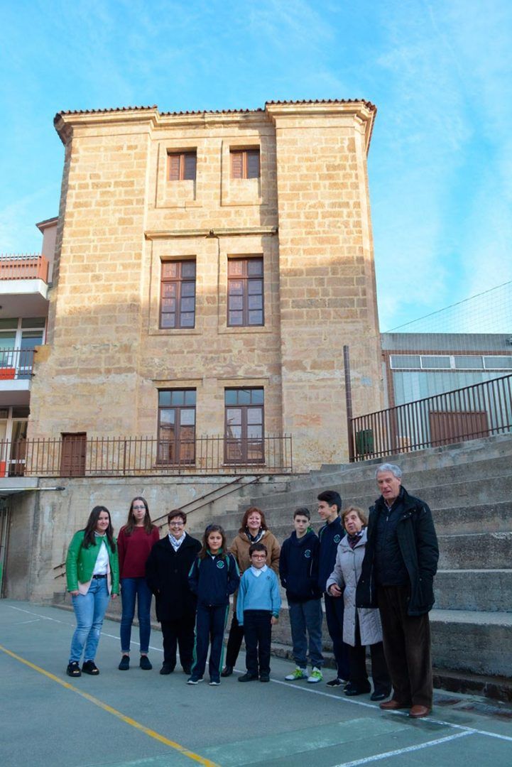El Torreón donde estaba el aula de anatomía cuando el colegio era un hospital y aquí se encontraba la Facultad de Medicina.