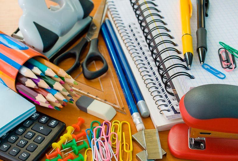 Material escolar.