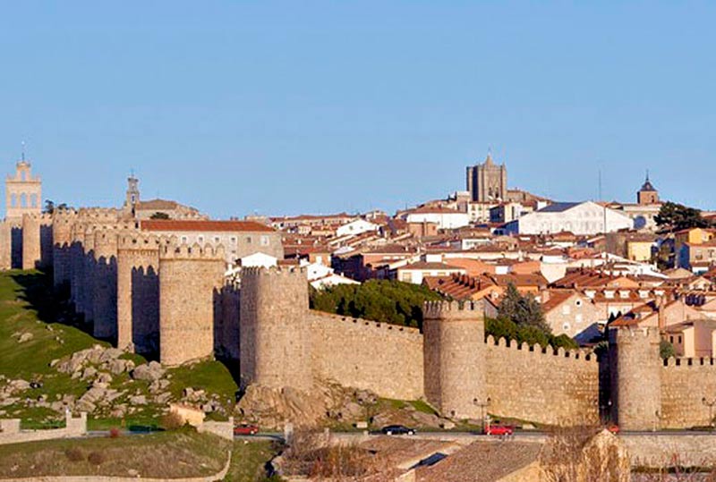 La muralla de Ávila.