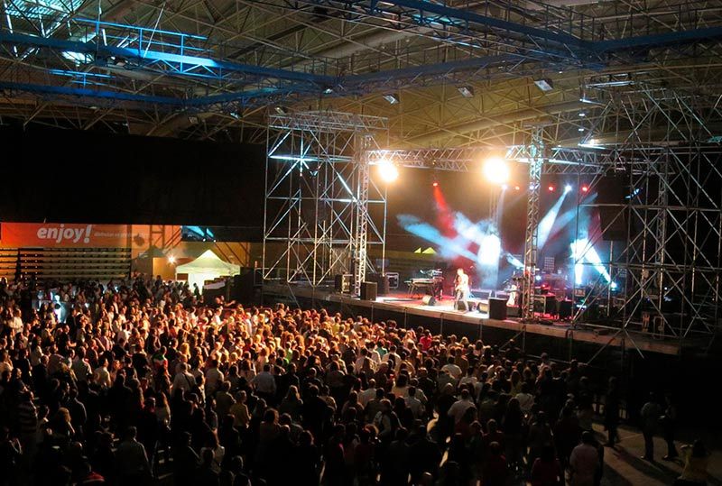 Una panorámica del concierto.