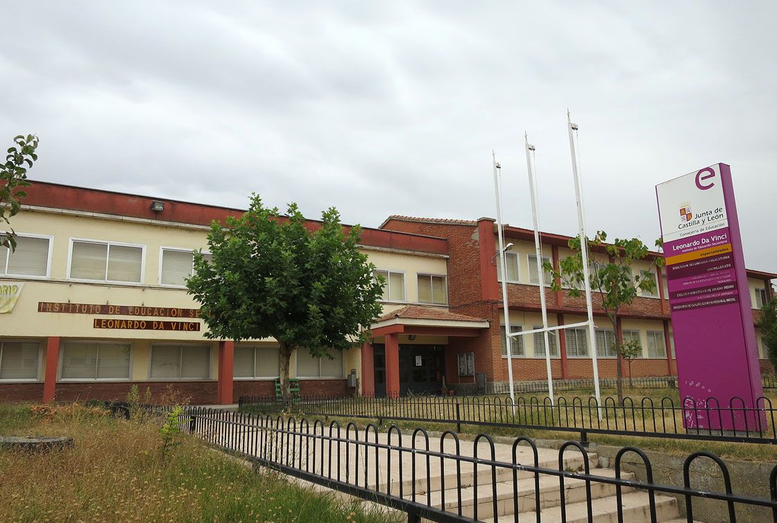 El instituto Leonardo Da Vinci de Alba de Tormes.
