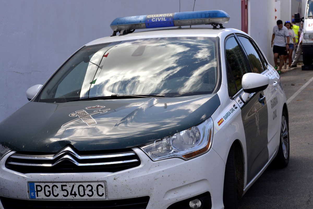 Un vehículo de la Guardia Civil. 