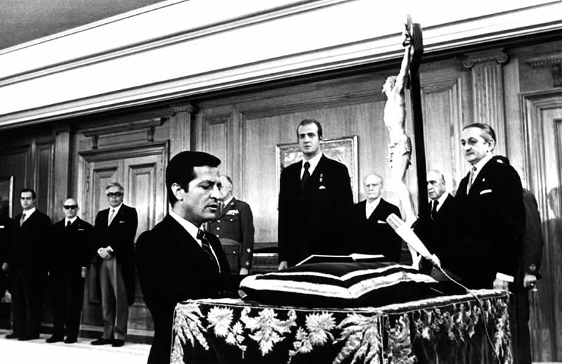 Adolfo Suárez, primer presidente de la Democracia. 