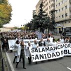 La marea blanca de Salamanca, en noviembre de 2018.