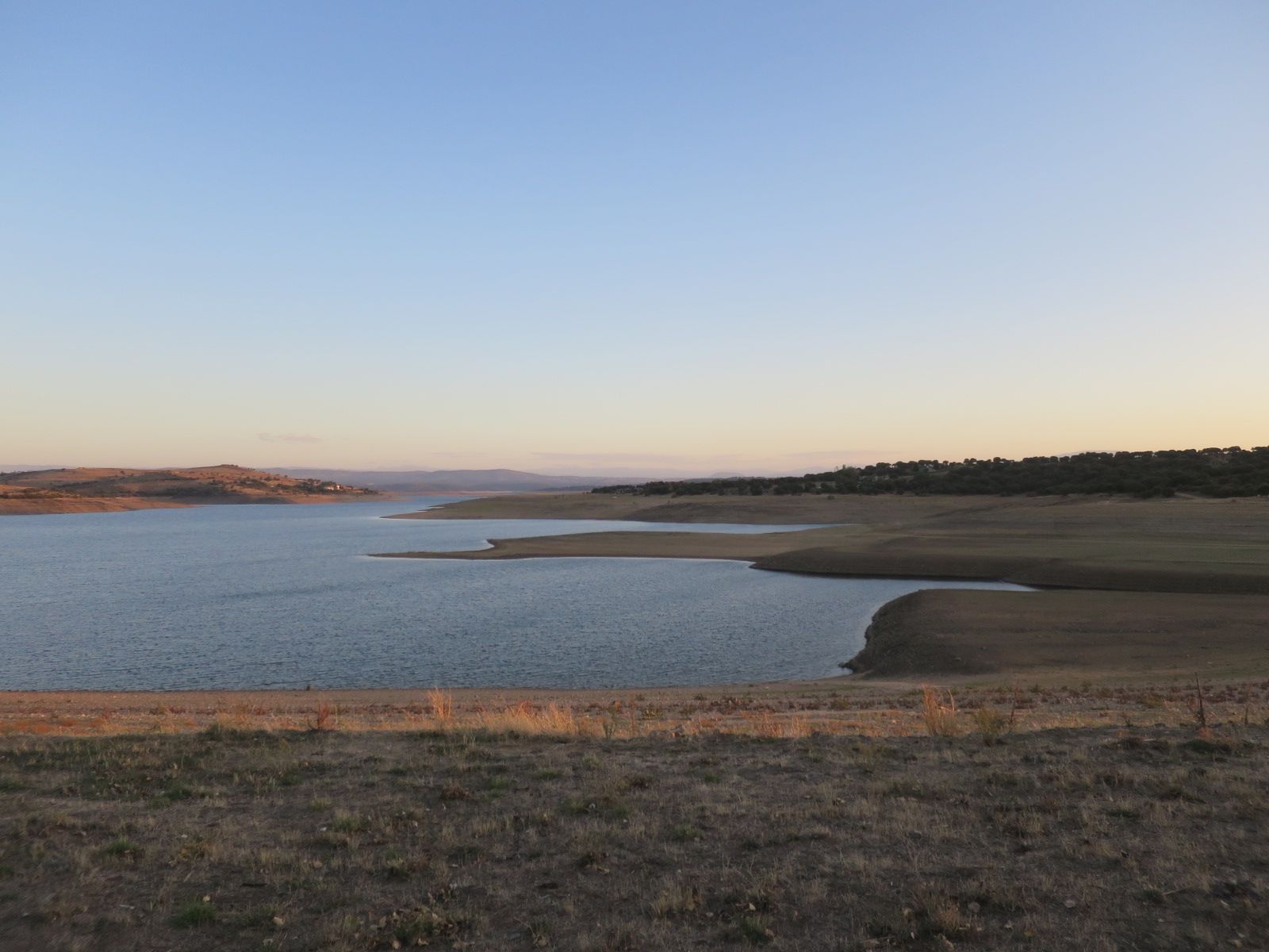 La situación del embalse.