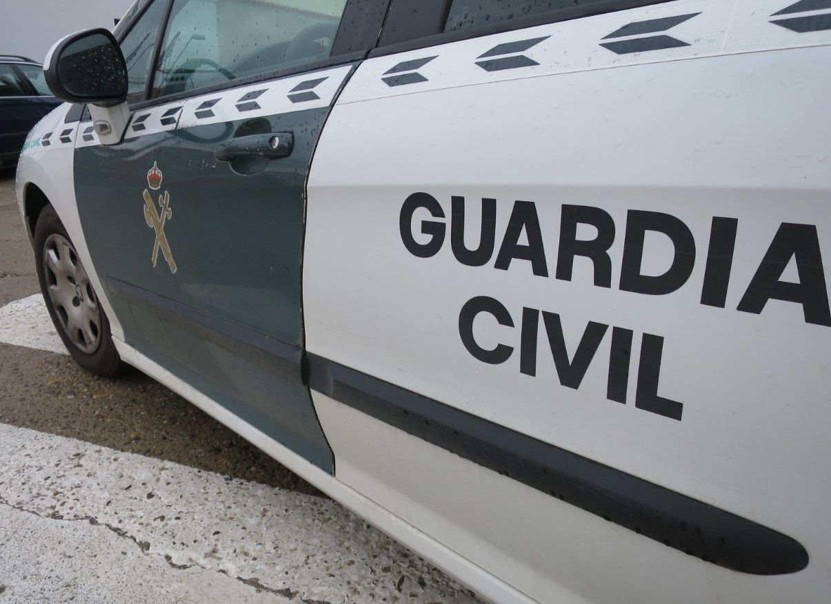 Un coche oficial de la Guardia Civil.