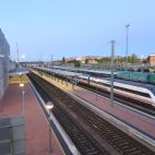Un tren en la estación de Salamanca. (Archivo)