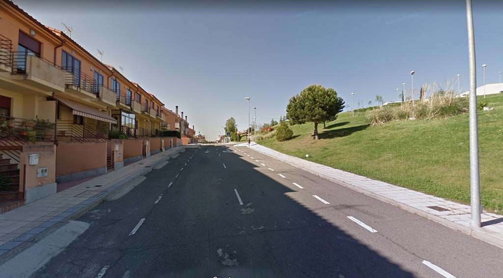 Calle Matilde Cherner, en el barrio de Vistahermosa, Salamanca.
