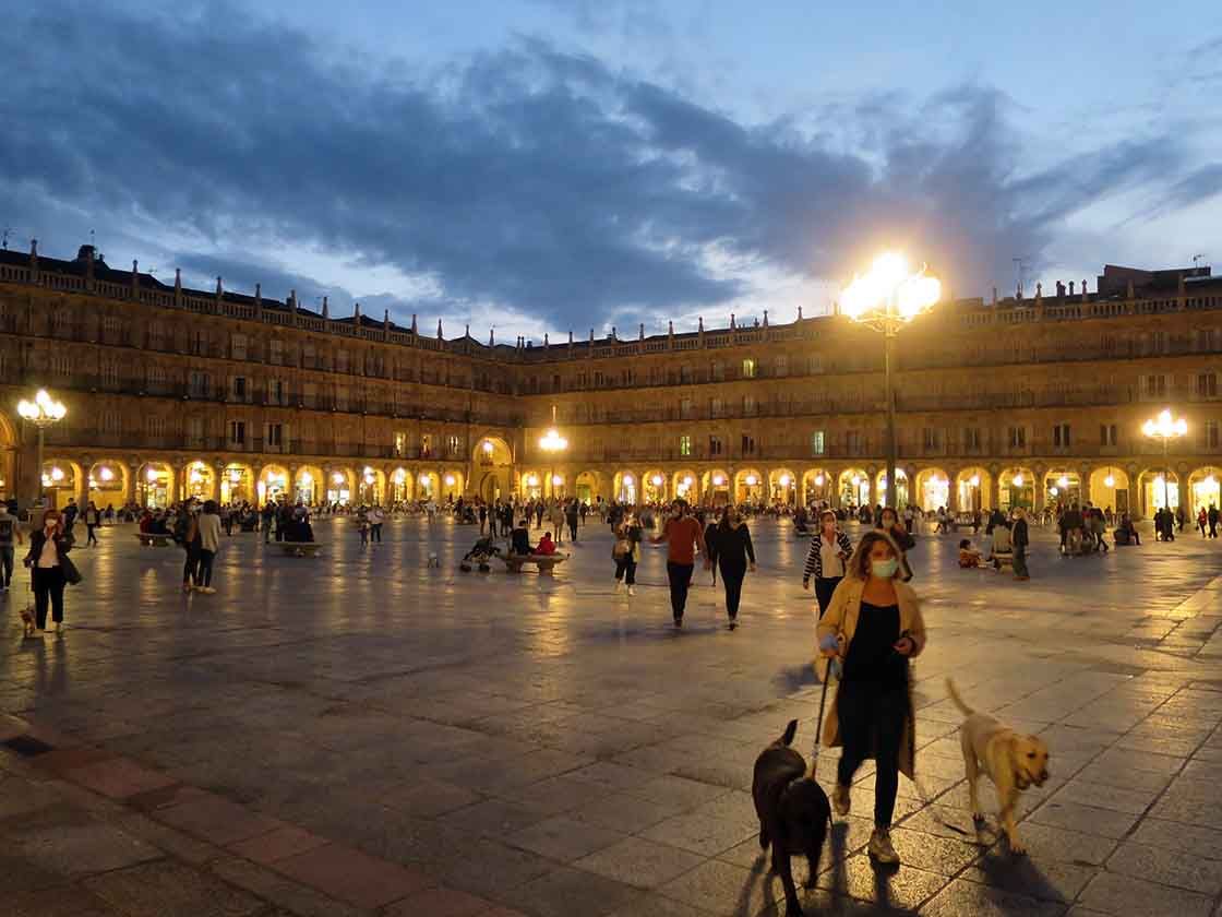 La Plaza Mayor, esta semana.