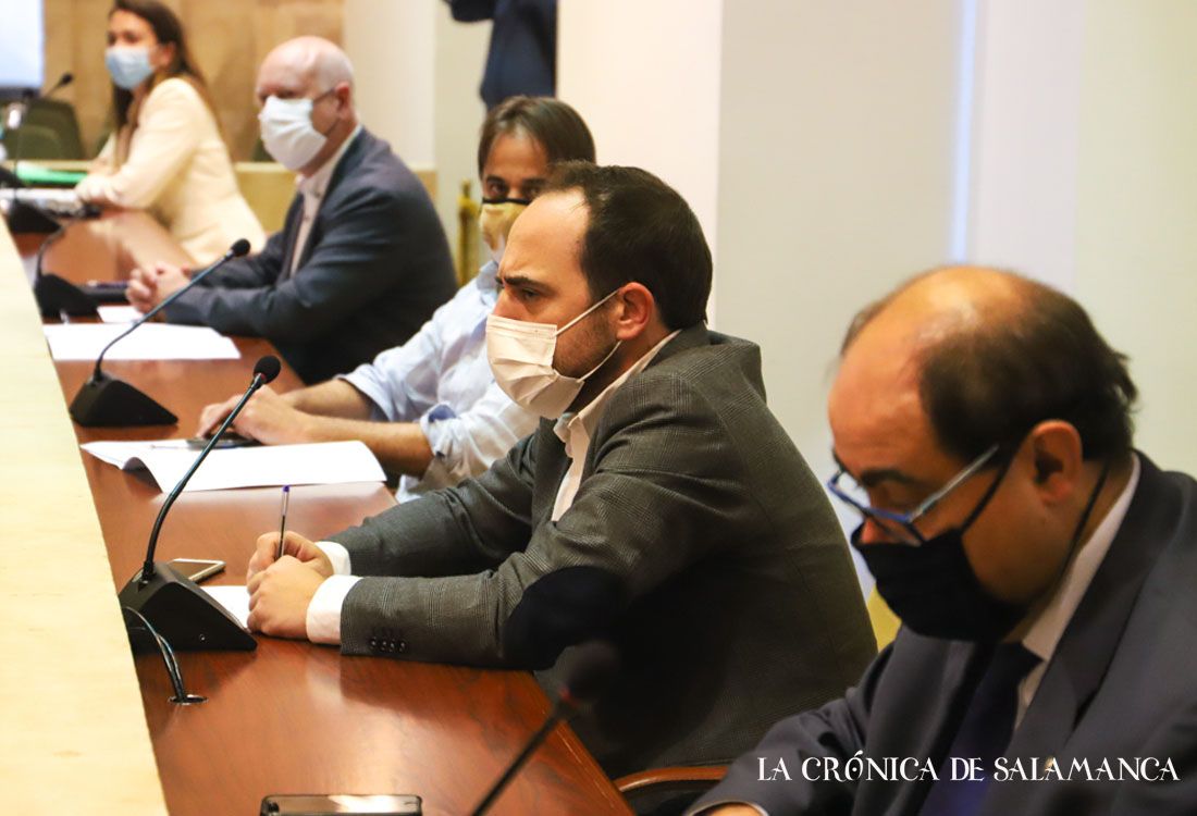 El concejal de Hacienda, Fernando Rodríguez, en un pleno.