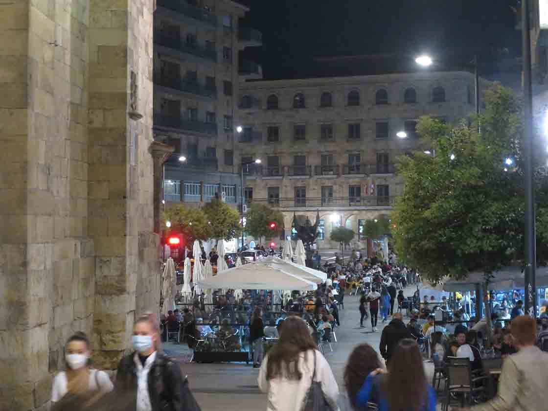 Las terrazas de San Julián, la semana pasada.