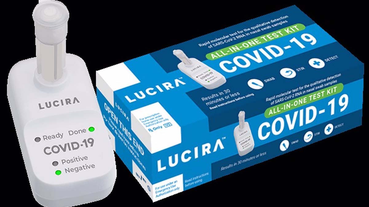 Un autotest de la empresa Lucira.