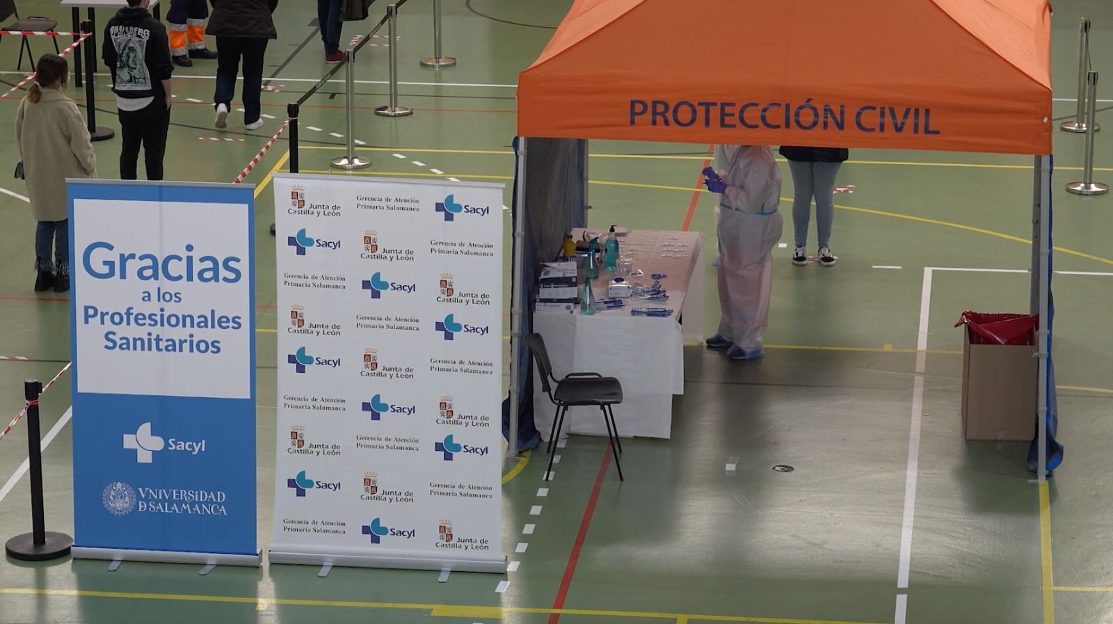La Universidad de Salamanca ha realizado más de 2.000 pruebas de antígenos. Foto. USAL. 