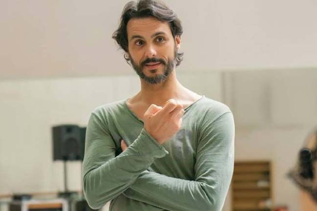 El bailarín y coreógrafo Igor Yebra, primer marido de Anne Igartiburu. Foto. Instagram.