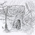 "El destino de Lucas" (Dibujo de E. Jiménez 2018)