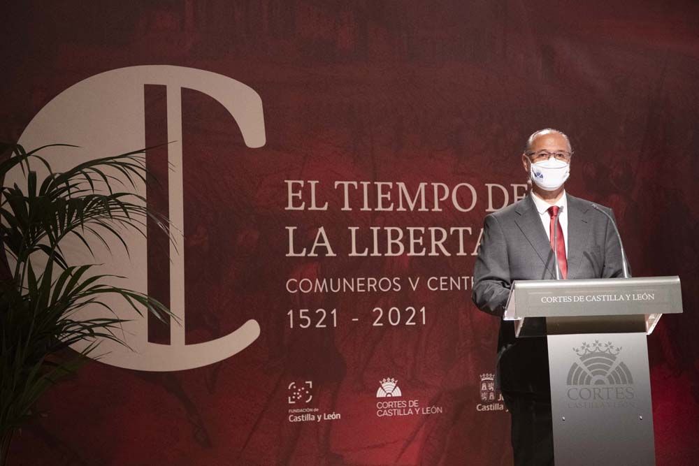 Eduardo Margareto ICAL. Inauguración de la exposición ‘Comuneros. 500 años’, con motivo del V centenario del movimiento comunero.