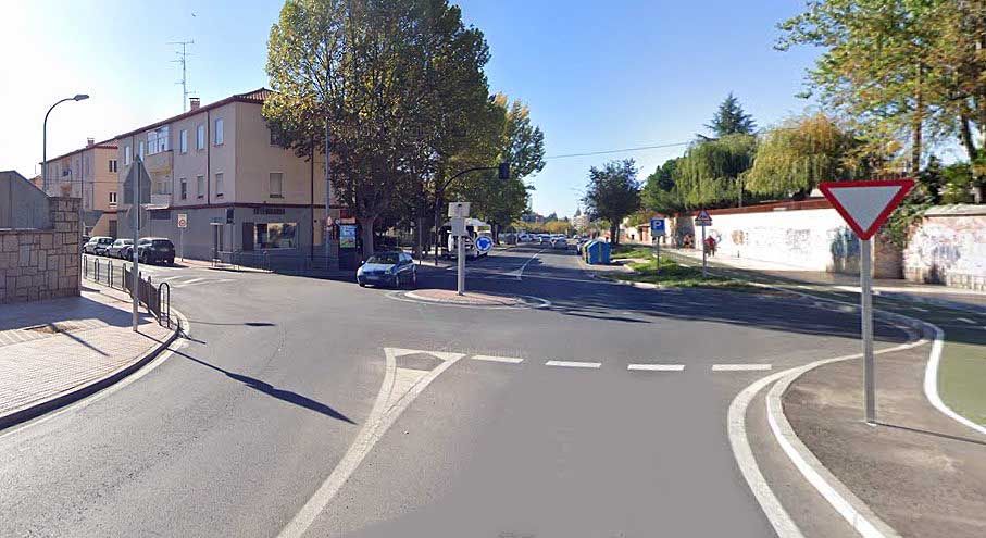 La rotonda de Ciudad Jardín.
