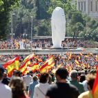 Manifestación de la derecha contra los indultos del procés. (Ical)