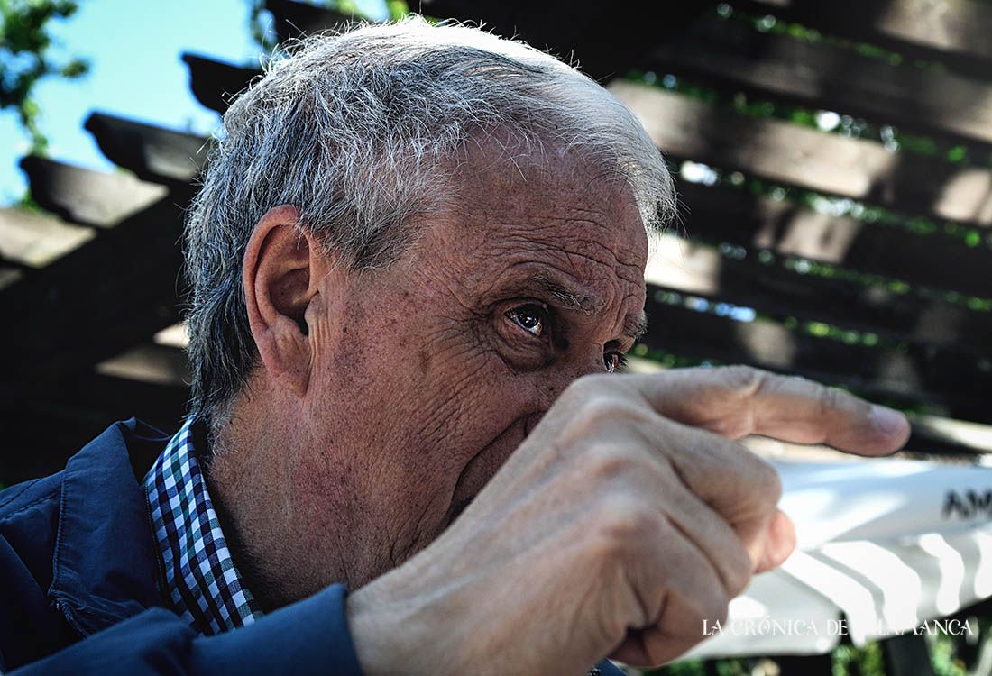 Jesús Málaga, durante la entrevista. Fotos. Almudena Iglesias Martín.