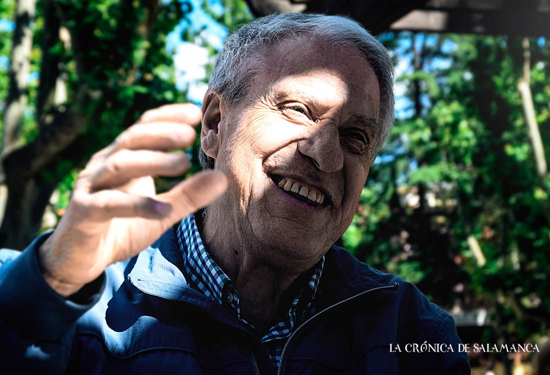 Jesús Málaga, durante la entrevista. Fotos. Almudena Iglesias Martín.