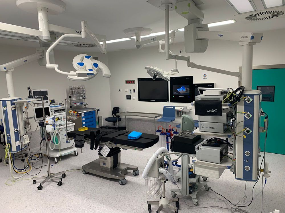 Uno de los quirófanos del nuevo hospital.