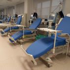 La zona de diálisis del nuevo hospital de Salamanca.