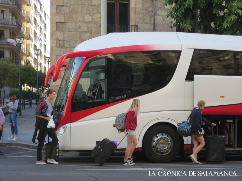 Estudiantes extranjeros de español llegan a Salamanca. (Archivo)