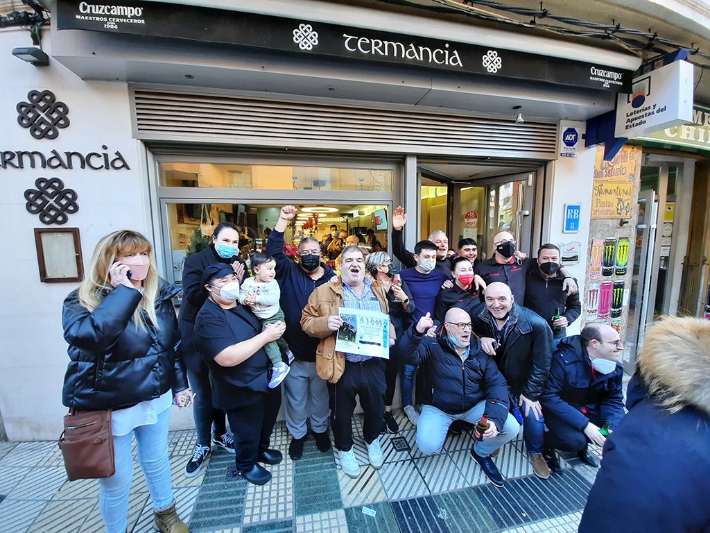 Concha Ortega / ICAL . El bar Termancia de Soria agraciado con El Gordo del Niño
