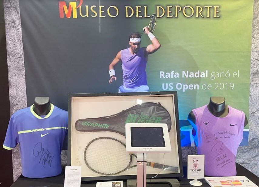 Parte del material expuesto.