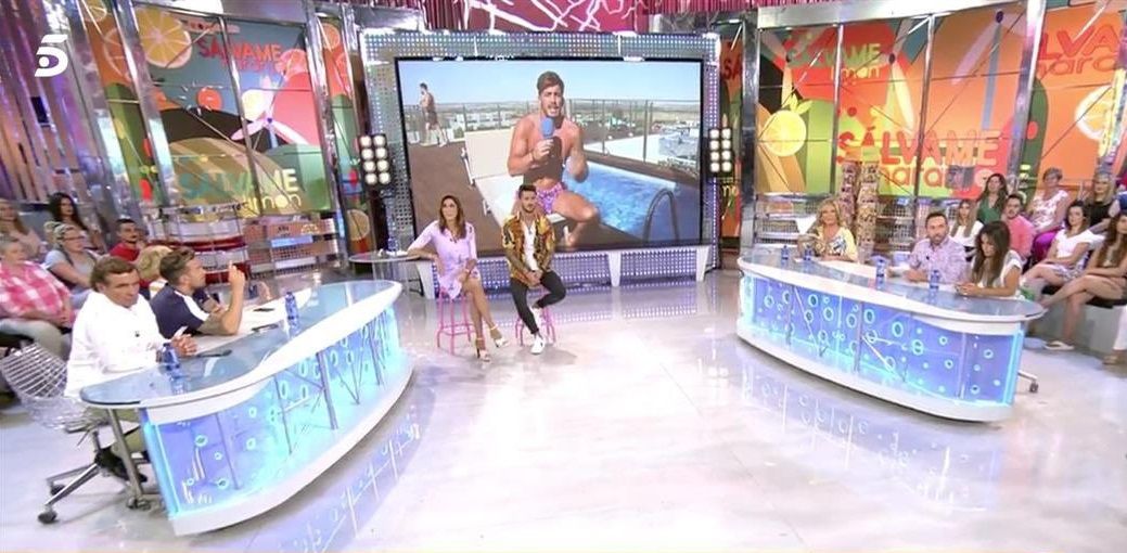 El plató de 'Sálvame' (Telecinco)