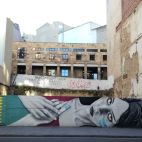 Grafiti: #caínferreras en la Gran Vía de Salamanca.