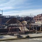 Unas obras en La Fontana. (Archivo)