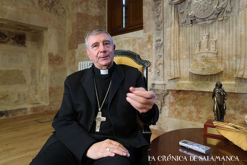 José Luis Retana, obispo de Salamanca y Ciudad Rodrigo.