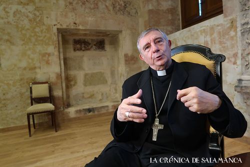 José Luis Retana, obispo de Salamanca y Ciudad Rodrigo.
