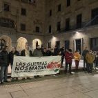 Manifestación con motivo del aniversario de la Guerra entre Rusia y Ucrania en Salamanca Manifestación con motivo del aniversario de la Guerra entre Rusia y Ucrania en Salamanca