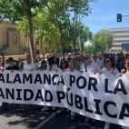 La marea blanca por la sanidad pública en 2023.
