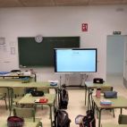 Un aula de un colegio. ARCHIVO. 