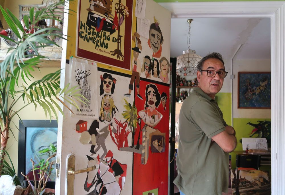 Chema Martín, pintor, escultor y responsable de la academia Cibeles