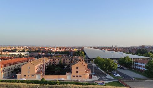 Vista de Salamanca desde el Volcán de Garrido. 