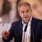 José Luis Rodríguez Zapatero, este miércoles en Salamanca. José Luis Rodríguez Zapatero, este miércoles en Salamanca.