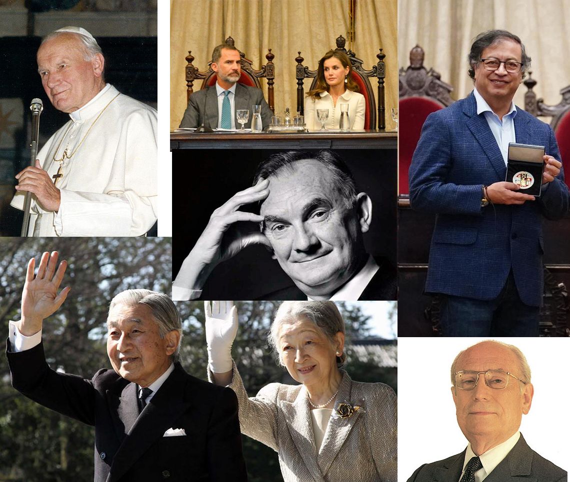 Personalidades que tienen su homenaje en la Universidad de Salamanca. Personalidades que tienen su homenaje en la Universidad de Salamanca.